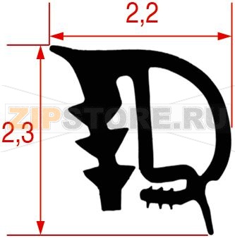 УПЛОТНИТЕЛЬ ДВЕРЦЫ ПЕЧИ 520x470 mm RATIONAL 5105.1001 