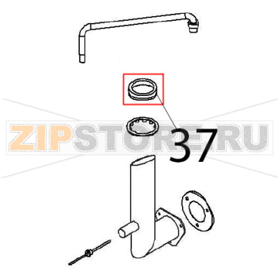 Washer Angelo Po FX61E2 Washer Angelo Po FX61E2Запчасть на деталировке под номером: 37