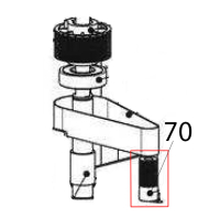 Puleggia motore sollevamento Sigma BMR 80