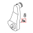 Cotter pin Hoshizaki IM-65NE