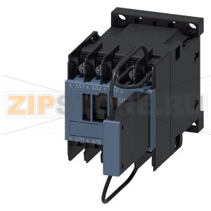 SCHUETZ FUER BAHN, 3 ПОЛ., AC-3, 7,5KW 400V, DC 24V, 0,7.. .1,25*US, M. SUPPRESSORDIODE INTEGRIERT, 3POL, BGR. S00, FEDERZUGANSCHLUSS Siemens 3RT2018-4KB42-0LA0 