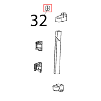 Magnet for door microswitch D=22 Unox XVC 205E