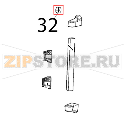 Magnet for door microswitch D=22 Unox XVC 205E Magnet for door microswitch D=22 Unox XVC 205EЗапчасть на деталировке под номером: 32