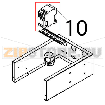 Relay 230 V, 50/60 Hz Angelo Po 091FR1E Relay 230 V, 50/60 Hz Angelo Po 091FR1EЗапчасть на деталировке под номером: 10