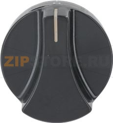 KNOB SAMET BLACK ø 46 mm 