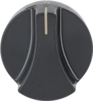 KNOB SAMET BLACK ø 46 mm