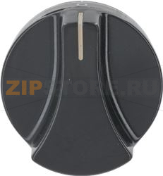 KNOB SAMET BLACK ø 46 mm 