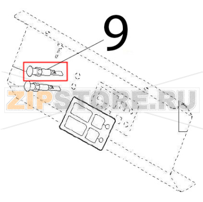 Orange light 230 V Angelo Po 04WFR3ED Orange light 230 V Angelo Po 04WFR3EDЗапчасть на деталировке под номером: 9