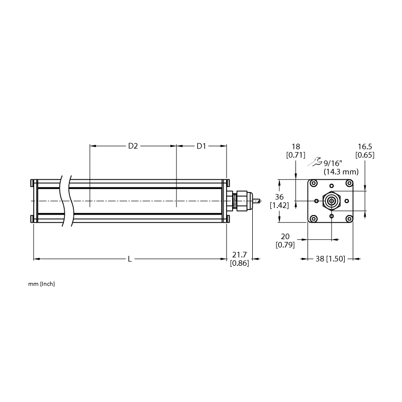 Датчик фотоэлектрический Turck SAB-998RB1LP13-Q5E 
