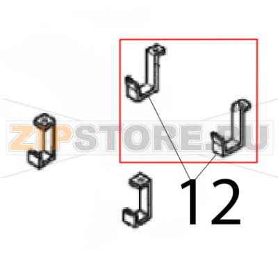 Bracket curtain Angelo Po C165D Bracket curtain Angelo Po C165DЗапчасть на деталировке под номером: 12