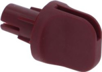 KNOB(INSERT)RED(PA6)NO!HOOKS EO14