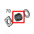 Spring D1.6*D19.2*24L*5N Godex G530