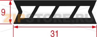 GUARNIZIONE CARRELLO PORTATEGLIE 645 mm 