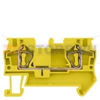 КЛЕММА ПРОХОДНАЯ ПРУЖИННОЕ ПОДСОЕДИНЕНИЕ: 4 ММ2 ЖЕЛТЫЙ Siemens 8WH2000-0AG06