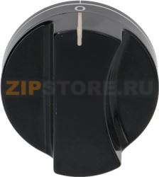 KNOB SAMET TYPE BLACK ø 46 mm 