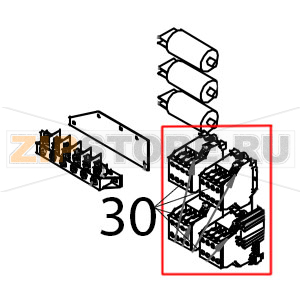 Contattore tetrapolare 20 A Siemens Tecnoeka KF 1010 EV UD Contattore tetrapolare 20 A Siemens Tecnoeka KF 1010 EV UDЗапчасть на деталировке под номером: 30