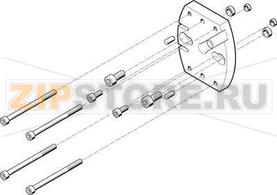 Комплект переходников Festo HAPG-SD2-27 