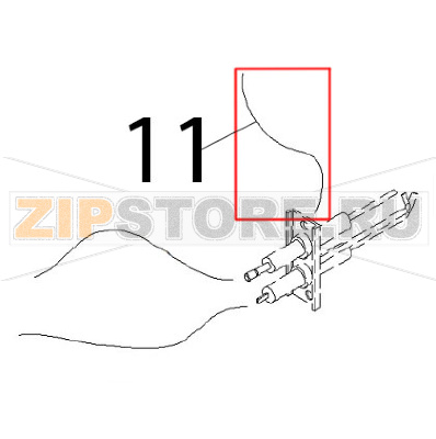 Cavo massa 350 mm Angelo Po FX101G2 Cavo massa 350 mm Angelo Po FX101G2Запчасть на деталировке под номером: 11