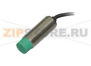 Индуктивный датчик Inductive sensor NEN20-18GM50-E3 Pepperl+Fuchs General specificationsSwitching functionNormally closed (NC)Output typePNPRated operating distance20 mmInstallationnon-flushOutput polarityDCAssured operating distance0 ... 16.2 mmActuating elementmild steel, e. g. 1.0037, SR235JR (formerly St37-2) 60 mm x 60 mm x 1 mmReduction factor rAl 0.35Reduction factor rCu 0.3Reduction factor r304 0.7Reduction factor rBrass 0.45Nominal ratingsInstallation conditionsAin steel 1.0037 (St37): 20 mmB30 mmC60 mmF78 mmOperating voltage10 ... 30 VSwitching frequency0 ... 200 HzHysteresis0.1 ... 2  mmReverse polarity protectionyesShort-circuit protectionpulsingOverload resistanceyesWire breakage protectionyesInductive overvoltage protectionyesSurge suppressionyesRipple10  %Voltage drop&le 2 VRepeat accuracy1 mmOperating current0 ... 200 mAOff-state current&le 10 &microANo-load supply current&le 11 mASwitching state indicatorLED, yellowFunctional safety related parametersMTTFd2650 aMission Time (TM)20 aDiagnostic Coverage (DC)0 %Approvals and certificatesEAC conformityTR&nbspCU 020/2011UL approvalcULus Listed, General PurposeCCC approvalCCC approval / marking not required for products rated &le36 VAmbient conditionsAmbient temperature-25 ... 85 °C (-13 ... 185 °F)Storage temperature-40 ... 85 °C (-40 ... 185 °F)Mechanical specificationsConnection typecable PUR , 2 mCore cross-section0.34 mm2Housing materialbrass, nickel-platedSensing facePBTHousing diameter18 mmDegree of protectionIP67Mass100 gTightening torque, fastening screwsmax. 20 Nm