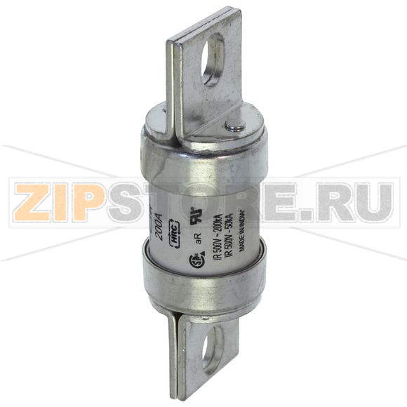Предохранитель, 200 A, AC 500 В, DC 500 В, 200 кА, 29x92 мм, aR, UL Eaton 200A 500V AC TAG FUSE 