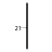 Tubo plastico Ø 29xØ 23x950 Fagor FI-160