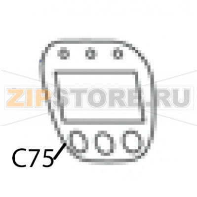 Name plate Godex EZ-2300 plus Name plate Godex EZ-2300 plusЗапчасть на деталировке под номером: C-75Название запчасти Godex на английском языке: Name plate EZ-2300 plus.
