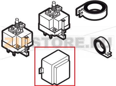 Transformer 40va Lainox NAEB101R   Transformer 40va Lainox NAEB101RЗапчасть на сборочном чертеже под номером: 76Название запчасти на английском&nbsp;языке: Transformer 40va Lainox NAEB101R