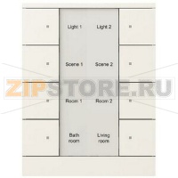 Элемент управления, 8-клавишный, SB/U8.0.1-884, белый ABB 2CKA006330A0072