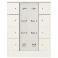 Элемент управления, 8-клавишный, SB/U8.0.1-884, белый ABB 2CKA006330A0072
