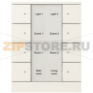 Элемент управления, 8-клавишный, SB/U8.0.1-884, белый ABB 2CKA006330A0072 