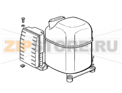 Kompressor - 230/50/1 - cubigel gp 14 tb Scotsman AF 200 Kompressor - 230/50/1 - cubigel gp 14 tb Scotsman AF 200Запчасть на сборочном чертеже под номером: 1Название запчасти Scotsman на немецком языке: kompressor - 230/50/1 - cubigel gp 14 tb Scotsman AF 200