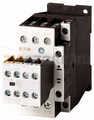 Контактор 25 А, 230В (АС), 3НО+2НЗ доп. контакт, AC-3, AC-4 Eaton DILM25-32(230V50HZ, 240V60HZ) 