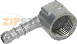 HOSE-END FITTING A 90° ø 10 LPG 