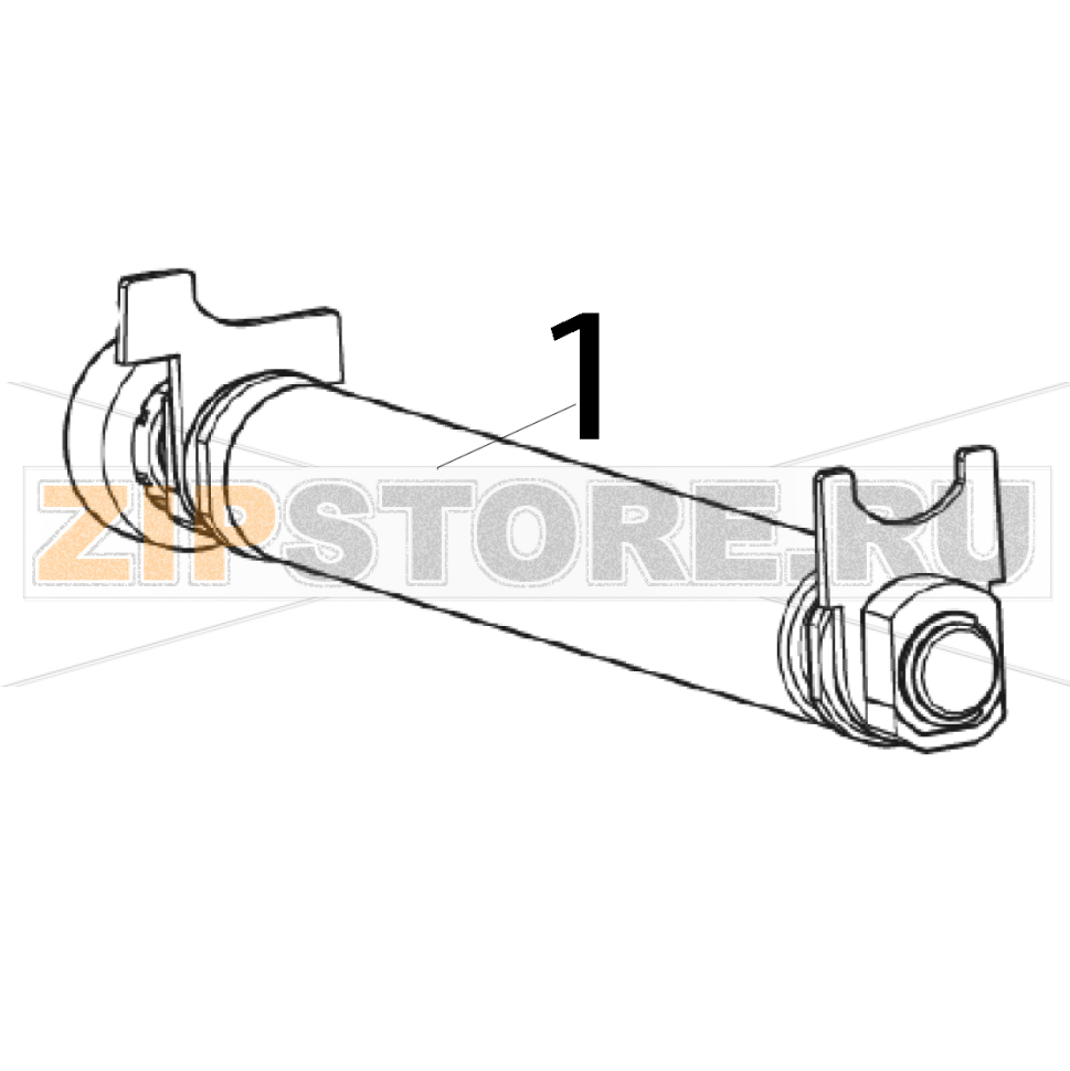 Platen roller Zebra ZT231 Platen roller Zebra ZT231Запчасть на деталировке под номером: 1