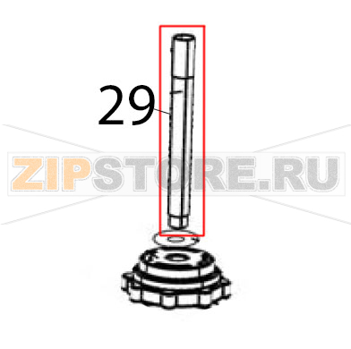 Perno lav. inf. Silanos NE1300 Perno lav. inf. Silanos NE1300Запчасть на деталировке под номером: 29