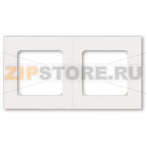 Рамка двухместная, жемчуг/ледяной ABB 2CHH015020A6068 