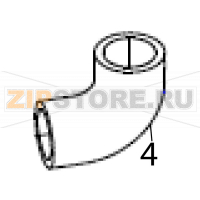 Suction pipe Fagor CO-402 COLD B DD