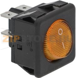 BIPOLAR SWITCH ORANGE 16A 250V 
