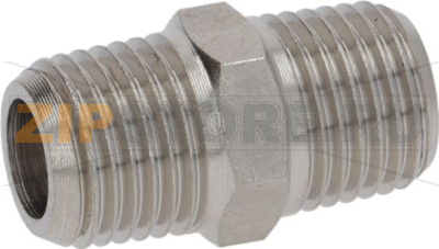 FITTING ø 1/4 M-1/4 M NICKEL-PLATED GR 