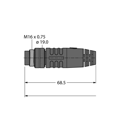 Кабель Turck BSM-BKWM19-E01-3/S90 