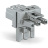 T-distribution connector; 3-pole; Cod. B; 1 input; 2 outputs; 2 locking levers; pink Wago 770-1613 - T-distribution connector; 3-pole; Cod. B; 1 input; 2 outputs; 2 locking levers; pink Wago 770-1613