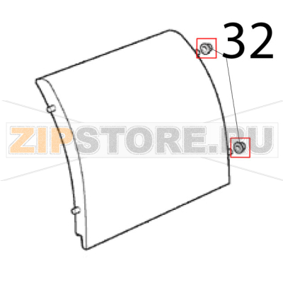 Bushing Scotsman AC 56 Bushing Scotsman AC 56Запчасть на деталировке под номером: 32