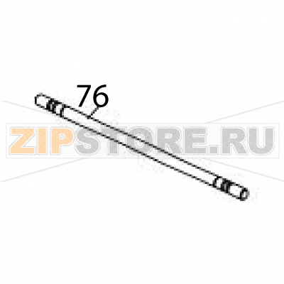 Shaft (adjust) Sato TG308 Shaft (adjust) Sato TG308Запчасть на деталировке под номером: 76Название запчасти на английском языке: Shaft (adjust) Sato TG308.