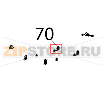 Sonda temperatura PT100, L2000 Unox XVC 1005EP Sonda temperatura PT100, L2000 Unox XVC 1005EPЗапчасть на деталировке под номером: 70