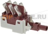 КНОПКА С ДВОЙНЫМ КОНТАКТОМ 16(6)A 250В