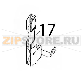 Cerniera completa di c/cerniera GAM MD44 Cerniera completa di c/cerniera GAM MD44Запчасть на деталировке под номером: 17