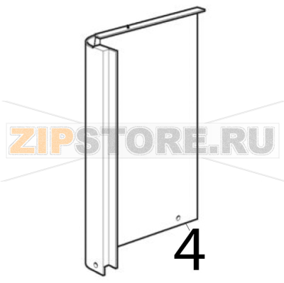 Panel rear left assy Scotsman MAR 78 SPLIT Panel rear left assy Scotsman MAR 78 SPLITЗапчасть на деталировке под номером: 4