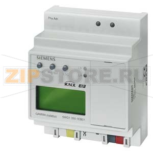 Блок управления N 350 E, IP-контроллер (часы, таймер, события, логика), крепление на DIN-рейку, 4 ТЕ Siemens 5WG1350-1EB01 