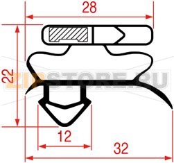 SNAP-IN GASKET 2440 mm 