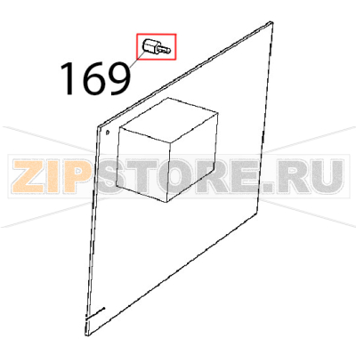 Board support Unox XB 895 Board support Unox XB 895Запчасть на деталировке под номером: 169